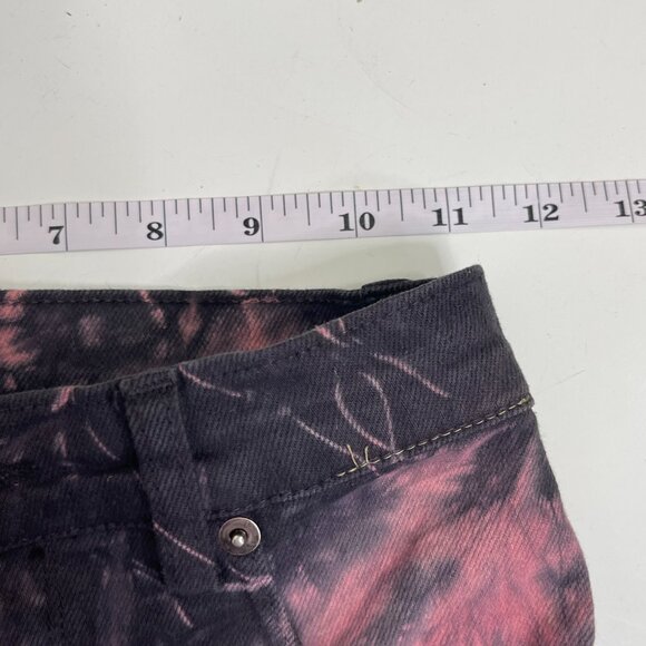 Ksubi Skinny Jeans 26 Multicolor Tie Dye Acid Wash Stretch High Rise USA Made - Picture 7 of 10